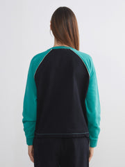 LCW Vision Color Block Oversize Women Sweatshirt