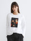 LCW Vision Crew Neck Printed Oversize Women T-Shirt