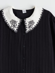 LCW Kids Peter Pan Collar Girls Dress