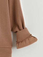 LCW Kids Crew Neck Girls Sweatshirt And Sweatpants