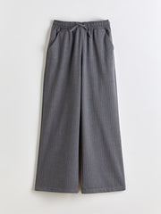 LCW Kids Elasticated Waist Striped Girls Trousers