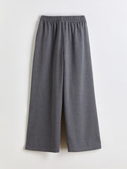 LCW Kids Elasticated Waist Striped Girls Trousers