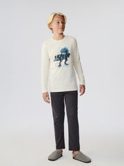 LCW Kids Crew Neck Boys Pyjama Set