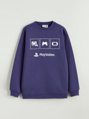 LCW Kids Boy Purple Sweatshirt