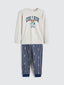 LCW Kids Crew Neck Teddy Bear Print Boy’S Pyjama Set