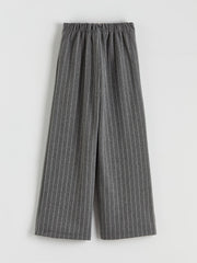 LCW Kids Elasticated Waist Pleated Girls Trousers