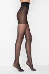 Black Silhouette Shaper Tights-Pentilicious