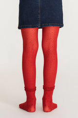 Black Pretty Cross Tights