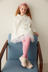 Black Patterned Tights