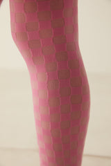 Black Patterned Tights