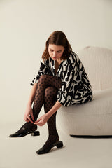 Black Geometric Tights-Pentilicious