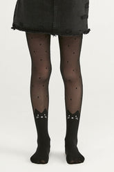 Black Pretty Cute Cat Tights