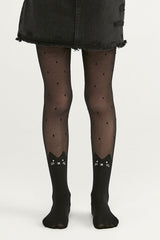 Black Pretty Cute Cat Tights