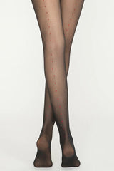 Black Nostalji Love Tights