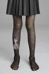 Black Pretty Shine Princess Tight