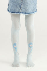 Ice Blue Pretty Lıttle Mermaıd Tights