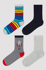 Boy Space 4In1 Socks