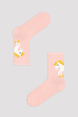Girls Princess Unicorn 3In1 Socks