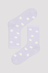 Girls Butterfly 3In1 Socks