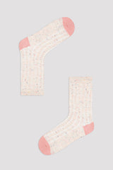 Marshmellow Girls Solid 3In1 Socket Socks