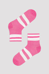 Girl Mommy Stripe 3In1 Socks
