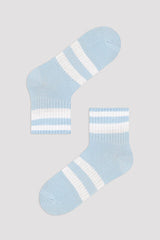 Girl Mommy Stripe 3In1 Socks