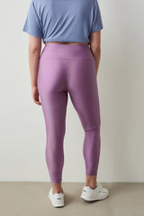 Purple Shiny Legging