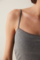 Anthracite Cami Cup Top