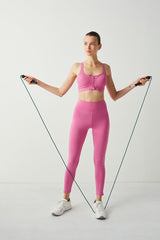 Dark Pink Breathable Legging