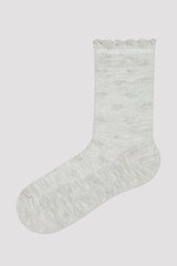 Girls Glitter Basic 3In1 Socks