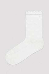 Girls Glitter Basic 3In1 Socks