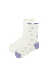 Girls Farmer Life 2In1 Sock