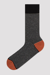 Black Men Diamond 3In1 Socks