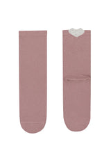 Girls Cutie Hearts 3In1 Socks