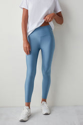 Bl Blue Shiny Legging