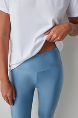 Bl Blue Shiny Legging