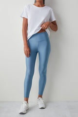Bl Blue Shiny Legging