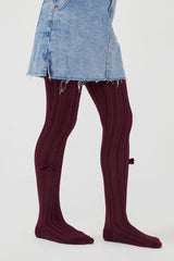 Black Pretty Side Bow Tights