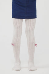 Black Pretty Side Bow Tights