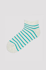 Mix Colorful Lines 4In1 Liner Socks