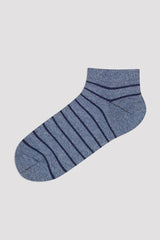 Mix Dark Stripe 3In1 Liner Socks