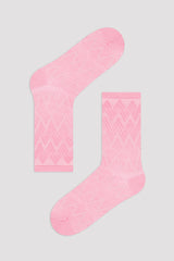 Girls Zigzag 4In1 Socket Socks