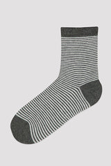 Boys Dino Face 3In1 Socks