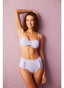 Lavender Basic High Ruffle Bikini Bottom