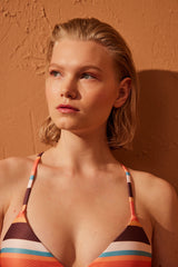 Brisa Bralette Stripe Bikini Top