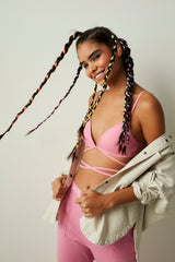 Begony Pink Bu4u Flex Strappy Non-wired Bra