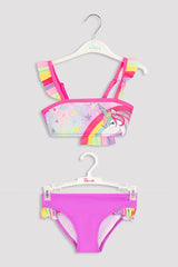 Girls Star Unicorn Bandeau Set