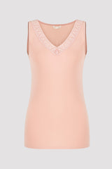 Colourful Lace V Neck Athlete