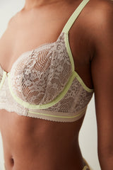 Gloria Lace Beige Bra