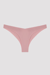 سروال داخلي برازيلي قطن على شكل حرف V مقصوص بالليزر